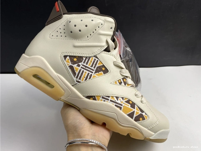 6 Retro AIR (2020) Quai54 Sail Jordan CZ4152-100 Brown 0819